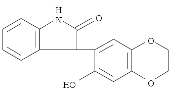 3-(7-Hydroxy-2,3-dihydrobenzo[b][1,4]dioxin-6-yl)indolin-2-one 1245647-80-6